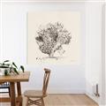 Picture of Coral Sketch II _GroupedProduct_Square_Unframed_Print_Only_