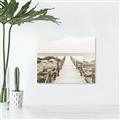 Picture of Sea Bridge To The Beach _GroupedProduct_Rectangle_Landscape_Photography _GroupedProduct_Rectangle_Landscape_Unframed_Print_Only_
