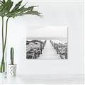 Picture of Sea Bridge To The Beach _GroupedProduct_Rectangle_Landscape_Photography _GroupedProduct_Rectangle_Landscape_Unframed_Print_Only_