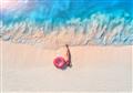 Picture of Girl Sleeping On Beach _GroupedProduct_Rectangle_Landscape_Photography _GroupedProduct_Rectangle_Landscape_Unframed_Print_Only_