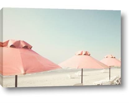 Picture of Pink Beach Umbrellas