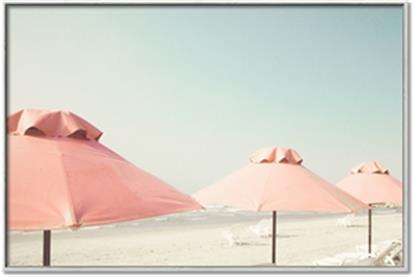 Picture of Pink Beach Umbrellas