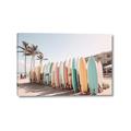 Picture of Surfboards in the Sand _GroupedProduct_Rectangle_Landscape_Photography _GroupedProduct_Rectangle_Landscape_Canvas_
