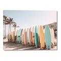 Picture of Surfboards in the Sand _GroupedProduct_Rectangle_Landscape_Photography _GroupedProduct_Rectangle_Landscape_Canvas_