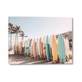 Picture of Surfboards in the Sand _GroupedProduct_Rectangle_Landscape_Photography _GroupedProduct_Rectangle_Landscape_Canvas_