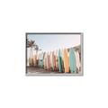 Picture of Surfboards in the Sand _GroupedProduct_Rectangle_Landscape_Photography _GroupedProduct_Rectangle_Landscape_Canvas_Framed_
