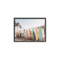 Picture of Surfboards in the Sand _GroupedProduct_Rectangle_Landscape_Photography _GroupedProduct_Rectangle_Landscape_Canvas_Framed_