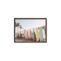 Picture of Surfboards in the Sand _GroupedProduct_Rectangle_Landscape_Photography _GroupedProduct_Rectangle_Landscape_Canvas_Framed_