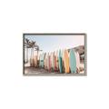 Picture of Surfboards in the Sand _GroupedProduct_Rectangle_Landscape_Photography _GroupedProduct_Rectangle_Landscape_Canvas_Framed_