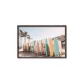 Picture of Surfboards in the Sand _GroupedProduct_Rectangle_Landscape_Photography _GroupedProduct_Rectangle_Landscape_Canvas_Framed_