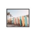 Picture of Surfboards in the Sand _GroupedProduct_Rectangle_Landscape_Photography _GroupedProduct_Rectangle_Landscape_Canvas_Framed_