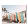 Picture of Surfboards in the Sand _GroupedProduct_Rectangle_Landscape_Photography _GroupedProduct_Rectangle_Landscape_Canvas_Framed_