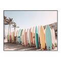 Picture of Surfboards in the Sand _GroupedProduct_Rectangle_Landscape_Photography _GroupedProduct_Rectangle_Landscape_Canvas_Framed_