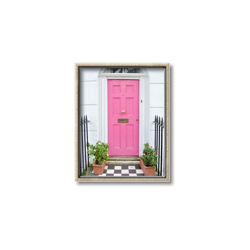 Picture of Door to Fuschia _GroupedProduct_Rectangle_Portrait_Photography _GroupedProduct_Rectangle_Portrait_Canvas_Framed_