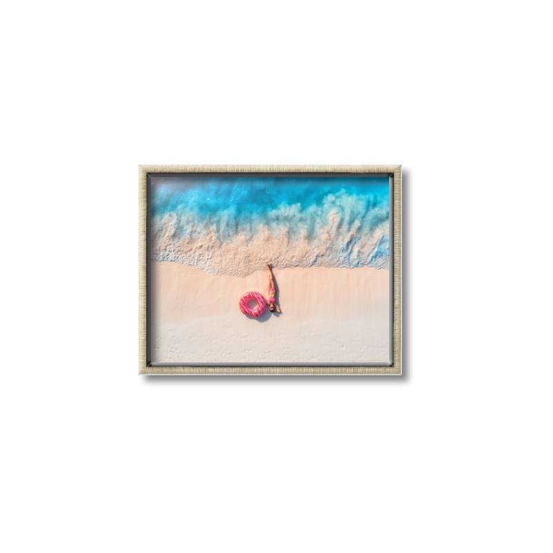 Picture of Girl Sleeping On Beach _GroupedProduct_Rectangle_Landscape_Photography _GroupedProduct_Rectangle_Landscape_Canvas_Framed_