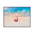 Picture of Girl Sleeping On Beach _GroupedProduct_Rectangle_Landscape_Photography _GroupedProduct_Rectangle_Landscape_Canvas_Framed_