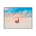 Picture of Girl Sleeping On Beach _GroupedProduct_Rectangle_Landscape_Photography _GroupedProduct_Rectangle_Landscape_Canvas_Framed_