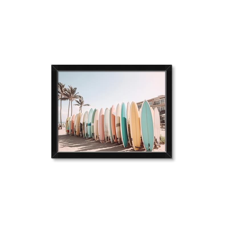 Picture of Surfboards in the Sand _GroupedProduct_Rectangle_Landscape_Photography _GroupedProduct_Rectangle_Landscape_Framed_Matted_