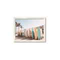 Picture of Surfboards in the Sand _GroupedProduct_Rectangle_Landscape_Photography _GroupedProduct_Rectangle_Landscape_Framed_Matted_