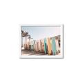 Picture of Surfboards in the Sand _GroupedProduct_Rectangle_Landscape_Photography _GroupedProduct_Rectangle_Landscape_Framed_Matted_