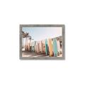 Picture of Surfboards in the Sand _GroupedProduct_Rectangle_Landscape_Photography _GroupedProduct_Rectangle_Landscape_Framed_Matted_
