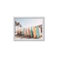 Picture of Surfboards in the Sand _GroupedProduct_Rectangle_Landscape_Photography _GroupedProduct_Rectangle_Landscape_Framed_Matted_