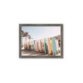 Picture of Surfboards in the Sand _GroupedProduct_Rectangle_Landscape_Photography _GroupedProduct_Rectangle_Landscape_Framed_Matted_