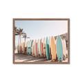 Picture of Surfboards in the Sand _GroupedProduct_Rectangle_Landscape_Photography _GroupedProduct_Rectangle_Landscape_Framed_Matted_