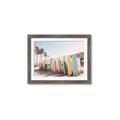 Picture of Surfboards in the Sand _GroupedProduct_Rectangle_Landscape_Photography _GroupedProduct_Rectangle_Landscape_Framed_Matted_