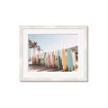 Picture of Surfboards in the Sand _GroupedProduct_Rectangle_Landscape_Photography _GroupedProduct_Rectangle_Landscape_Framed_Matted_