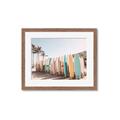 Picture of Surfboards in the Sand _GroupedProduct_Rectangle_Landscape_Photography _GroupedProduct_Rectangle_Landscape_Framed_Matted_