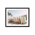 Picture of Surfboards in the Sand _GroupedProduct_Rectangle_Landscape_Photography _GroupedProduct_Rectangle_Landscape_Framed_Matted_