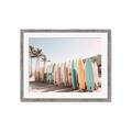 Picture of Surfboards in the Sand _GroupedProduct_Rectangle_Landscape_Photography _GroupedProduct_Rectangle_Landscape_Framed_Matted_