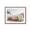 Picture of Surfboards in the Sand _GroupedProduct_Rectangle_Landscape_Photography _GroupedProduct_Rectangle_Landscape_Framed_Matted_
