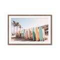 Picture of Surfboards in the Sand _GroupedProduct_Rectangle_Landscape_Photography _GroupedProduct_Rectangle_Landscape_Framed_Matted_