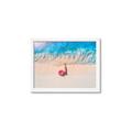 Picture of Girl Sleeping On Beach _GroupedProduct_Rectangle_Landscape_Photography _GroupedProduct_Rectangle_Landscape_Framed_Matted_