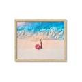 Picture of Girl Sleeping On Beach _GroupedProduct_Rectangle_Landscape_Photography _GroupedProduct_Rectangle_Landscape_Framed_Matted_