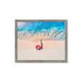 Picture of Girl Sleeping On Beach _GroupedProduct_Rectangle_Landscape_Photography _GroupedProduct_Rectangle_Landscape_Framed_Matted_