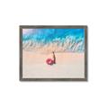 Picture of Girl Sleeping On Beach _GroupedProduct_Rectangle_Landscape_Photography _GroupedProduct_Rectangle_Landscape_Framed_Matted_