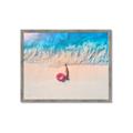 Picture of Girl Sleeping On Beach _GroupedProduct_Rectangle_Landscape_Photography _GroupedProduct_Rectangle_Landscape_Framed_Matted_