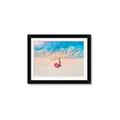 Picture of Girl Sleeping On Beach _GroupedProduct_Rectangle_Landscape_Photography _GroupedProduct_Rectangle_Landscape_Framed_Matted_