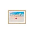 Picture of Girl Sleeping On Beach _GroupedProduct_Rectangle_Landscape_Photography _GroupedProduct_Rectangle_Landscape_Framed_Matted_