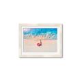 Picture of Girl Sleeping On Beach _GroupedProduct_Rectangle_Landscape_Photography _GroupedProduct_Rectangle_Landscape_Framed_Matted_
