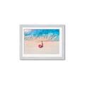 Picture of Girl Sleeping On Beach _GroupedProduct_Rectangle_Landscape_Photography _GroupedProduct_Rectangle_Landscape_Framed_Matted_