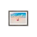 Picture of Girl Sleeping On Beach _GroupedProduct_Rectangle_Landscape_Photography _GroupedProduct_Rectangle_Landscape_Framed_Matted_