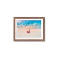 Picture of Girl Sleeping On Beach _GroupedProduct_Rectangle_Landscape_Photography _GroupedProduct_Rectangle_Landscape_Framed_Matted_