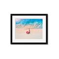 Picture of Girl Sleeping On Beach _GroupedProduct_Rectangle_Landscape_Photography _GroupedProduct_Rectangle_Landscape_Framed_Matted_