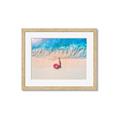 Picture of Girl Sleeping On Beach _GroupedProduct_Rectangle_Landscape_Photography _GroupedProduct_Rectangle_Landscape_Framed_Matted_