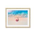 Picture of Girl Sleeping On Beach _GroupedProduct_Rectangle_Landscape_Photography _GroupedProduct_Rectangle_Landscape_Framed_Matted_