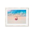 Picture of Girl Sleeping On Beach _GroupedProduct_Rectangle_Landscape_Photography _GroupedProduct_Rectangle_Landscape_Framed_Matted_